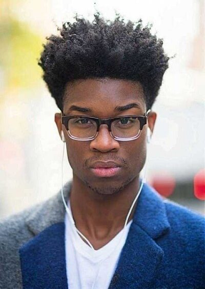 high top afro hairstyle 