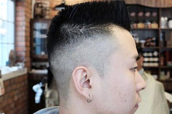 Angled Front Flat Top Hairstyle