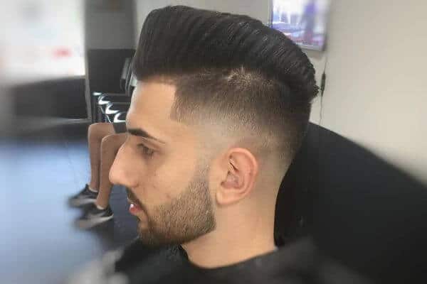 Pompadour Flat Top Haircut