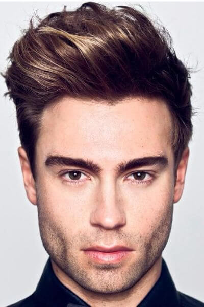 The Wavy Side Quiff Hairstyle