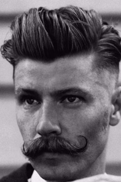 handsome hipster quiff hairstyle