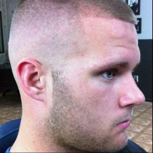 buzz cuts and stubble