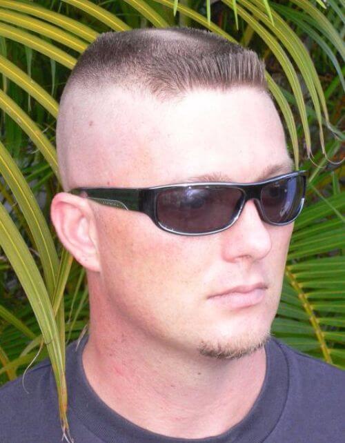 short flat top military haircut
