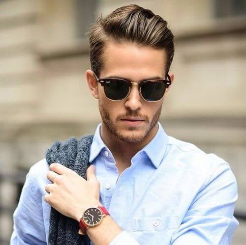 stylish hipster haircutcut for men with blonde hair