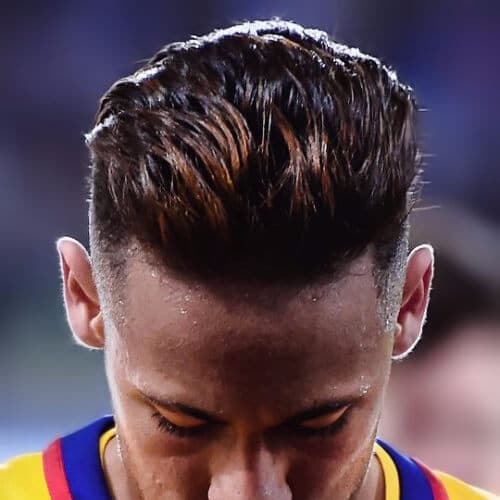 neymar haircut copper peekaboos