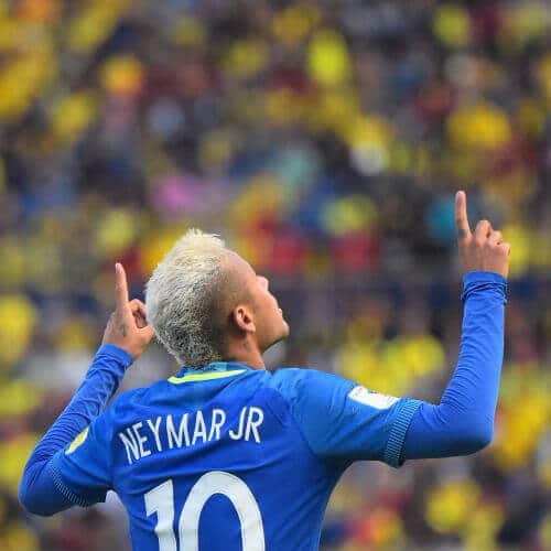 neymar haircut platinum mohawk