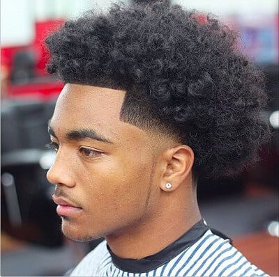 haircut styles for black men fades and curls