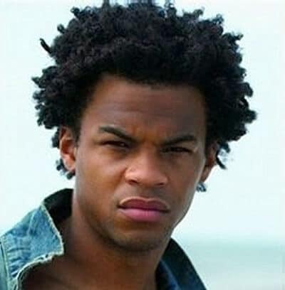 afro hairstyle for black men