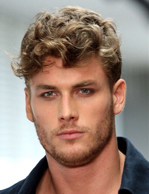 short curly hairstyles for men