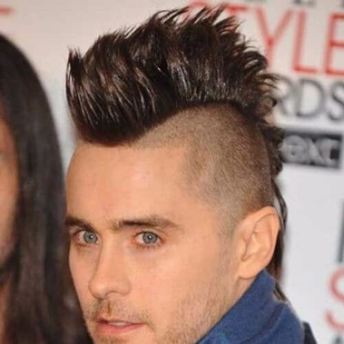 jared leto best fohawk haircut styles