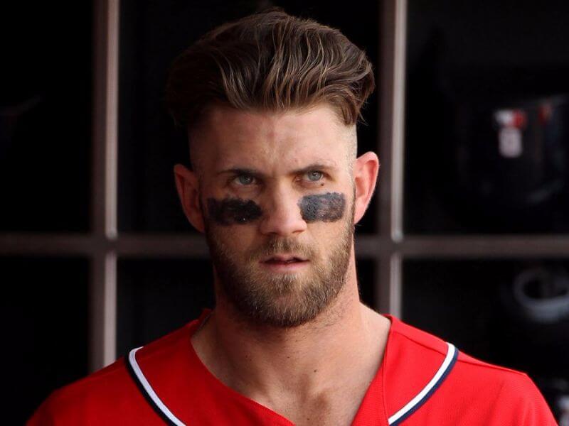 bryce harper painted face