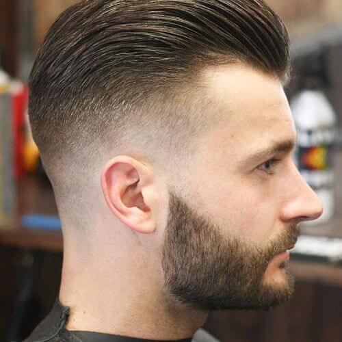 guy with taper haircut