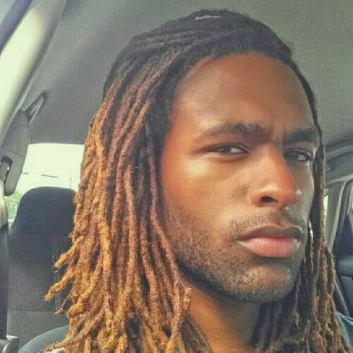 ombre dreads styles for men
