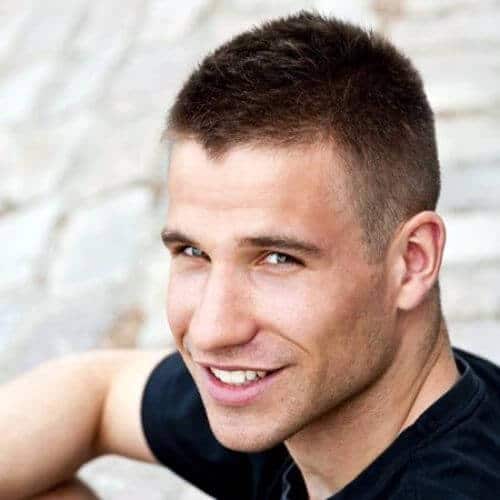 Off-Duty Buzz Cut Hairstyle for Men