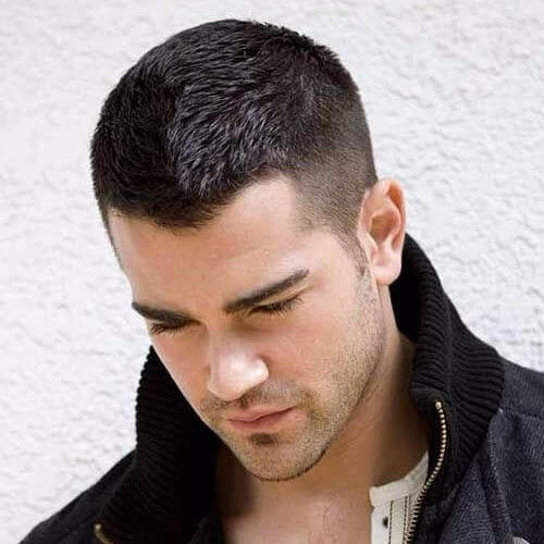 trendy buzz cuts for men with short hair