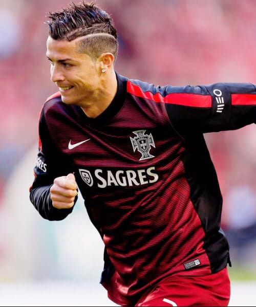 The Stylized Mohawk Cristiano Ronaldo Haircut