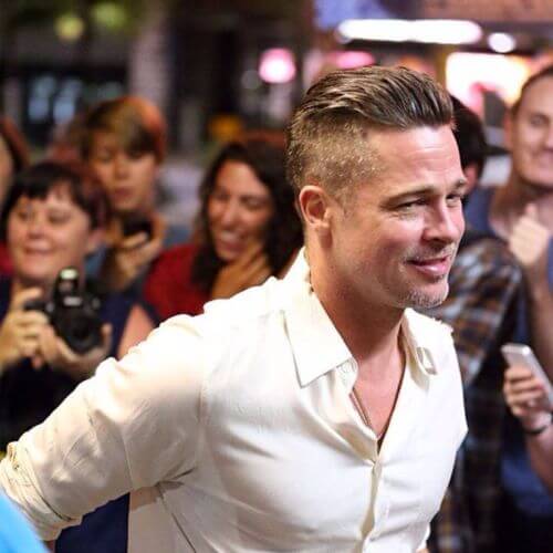 Brad Pitt Haircut Ideas The Undercut