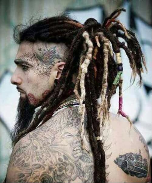 mismatched dread styles
