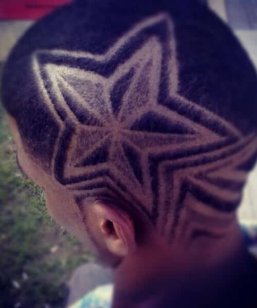 nautical star hair designs for men