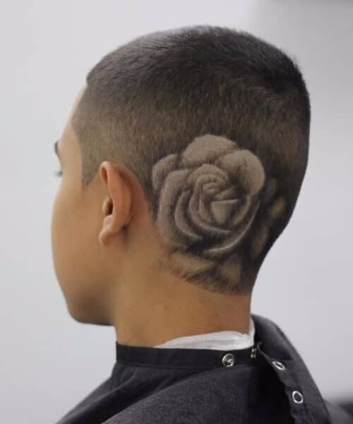the rose hair designs for men