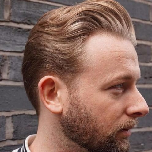 high and layered hairstyles for men with receding hairlines