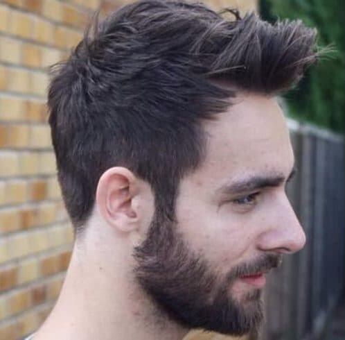 pulled to the front and unicorn quiff hairstyles for men with receding hairlines