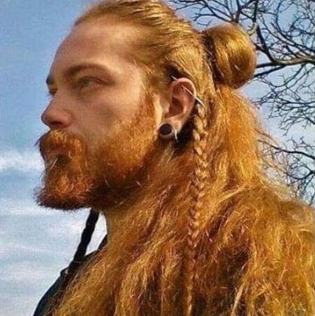 fiery braids traditional viking hairstyles