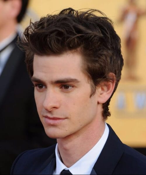 andrew garfield spiky hairstyles for men