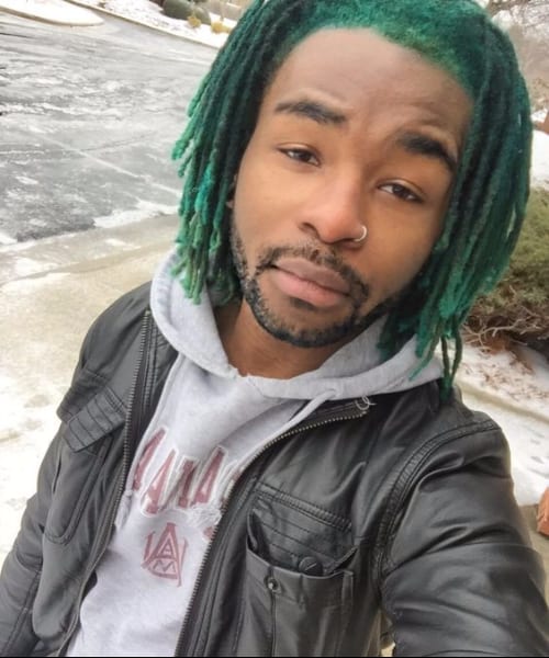 green dreads long hairstyles for black men