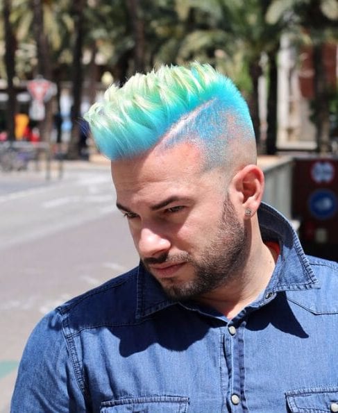 ice ice spiky hairstyles for men