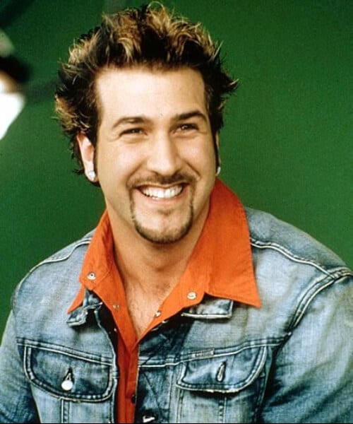 joey fatone spiky hairstyles for men