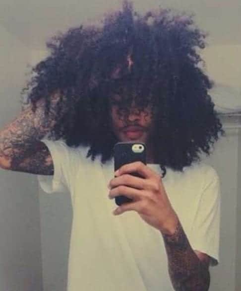 long afro long hairstyles for black men