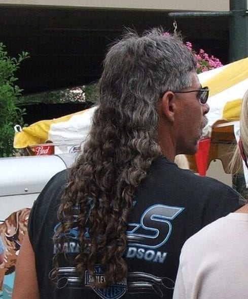 curly mullet haircut