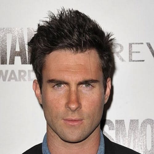 adam levine messy hairstyles for men