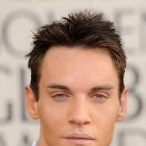 jonathan rhys meyers messy hairstyles for men