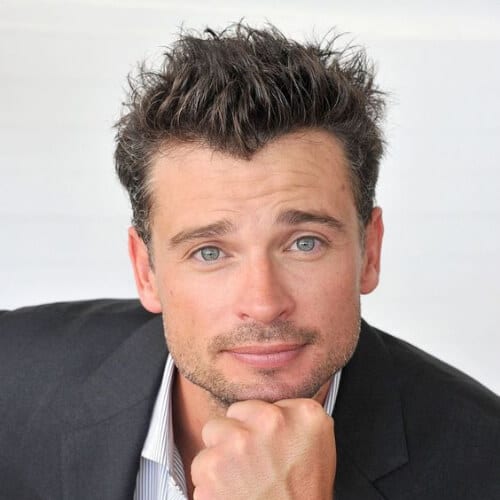 tom welling messy hairstyles for men