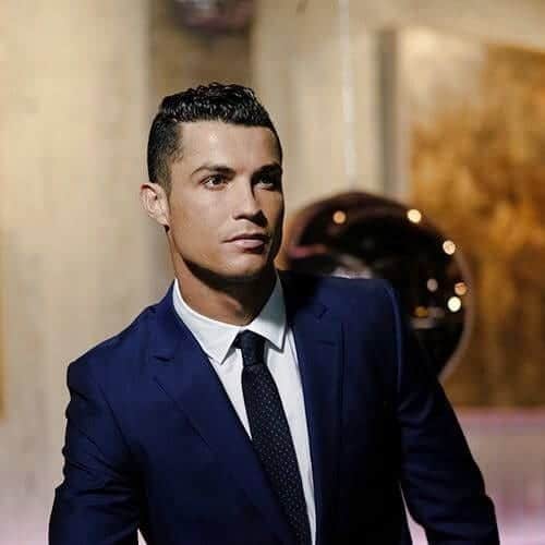 cristiano ronaldo mens hairstyles for oval facces