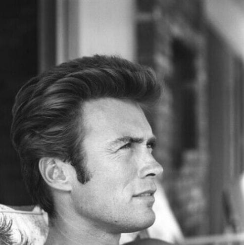 Clint Eastwood old school haircuts