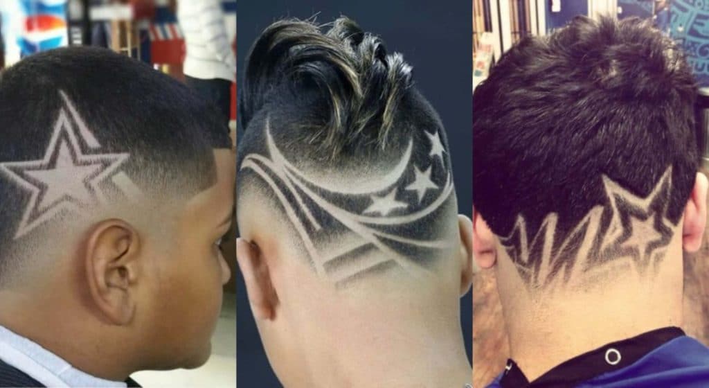 50 Creative Star Designs Haircuts to Shoot for 