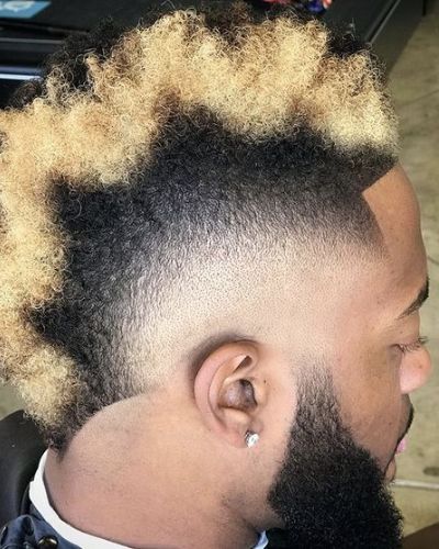 Dyed Blonde Mohawk South of France Crop