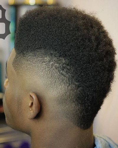 South of France Haircut with Bald Fade