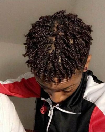 Simple Short Two Strand Twists for Men