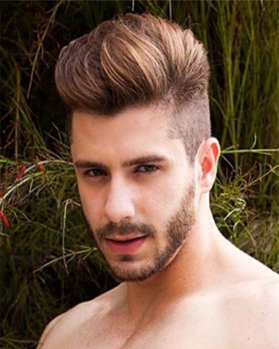 Extra Tight Pompadour with Short Sides Fall Hairstyles for Men